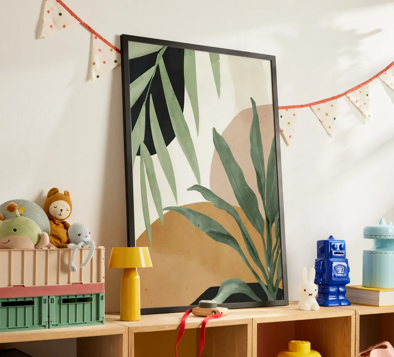 bladeren planten gebladerte botanisch poster van Janine P McGuire