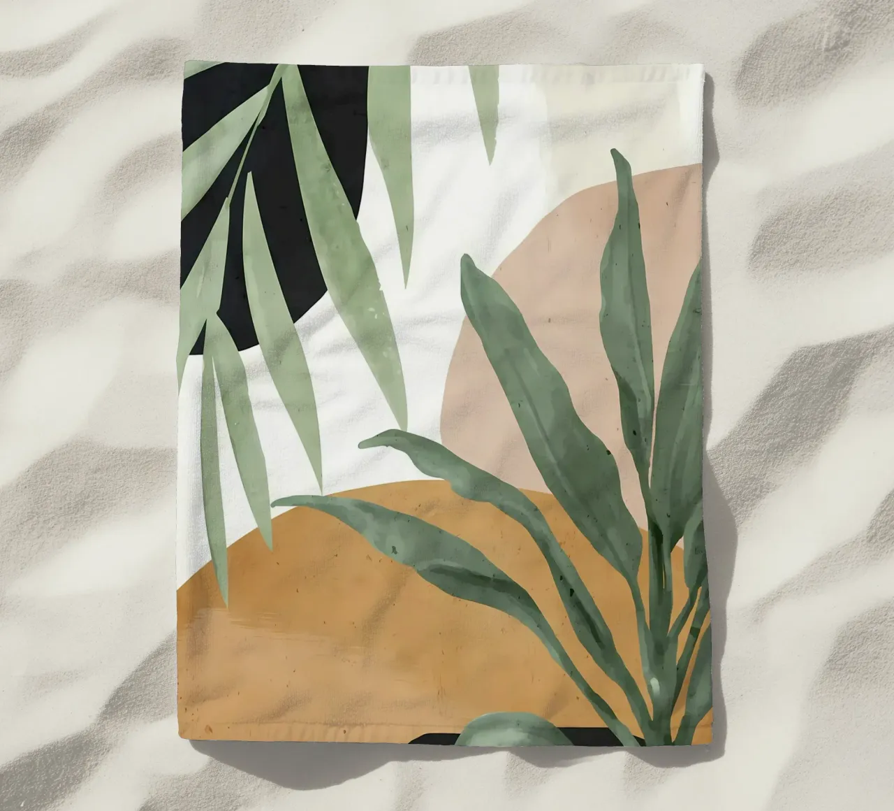 foglie piante fogliame botanica telo mare da Janine P McGuire