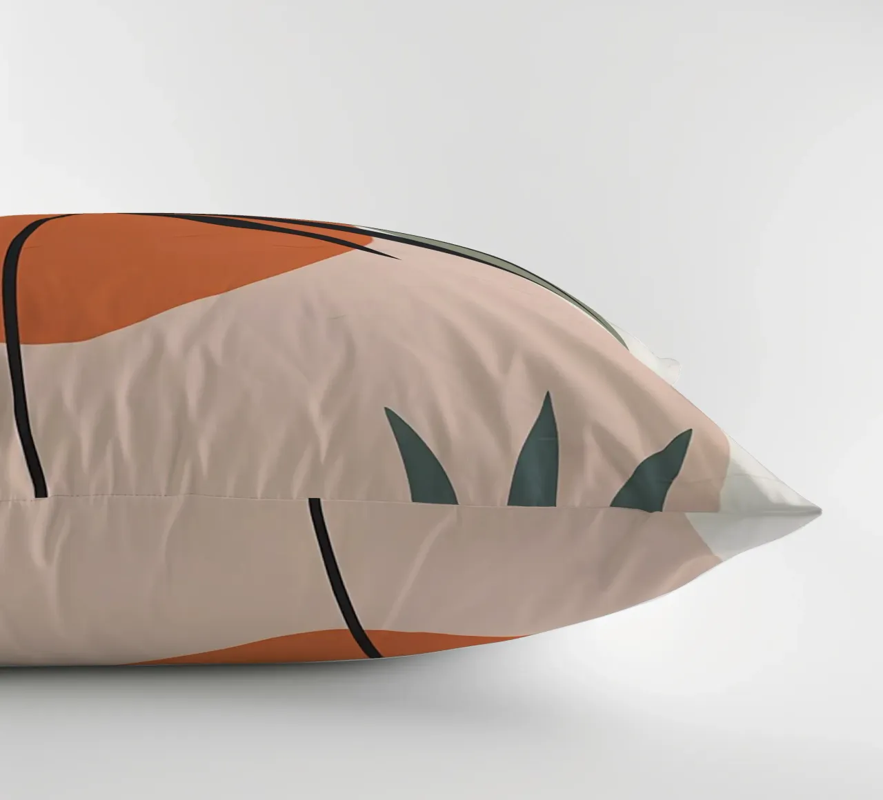 forme astratte foglie di palma forme geometriche cuscino da Janine P McGuire