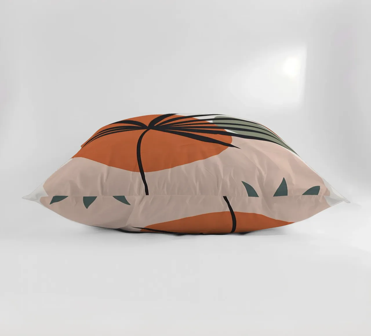 forme astratte foglie di palma forme geometriche cuscino da Janine P McGuire