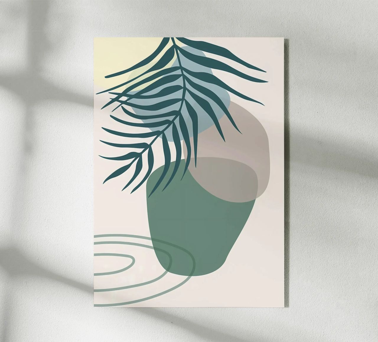 vaso di foglie forme geometriche forme sovrapposte plexiglass da Janine P McGuire