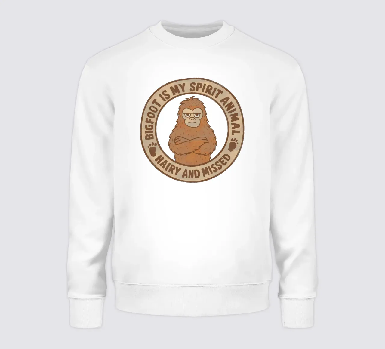Bigfoot is my spirit animal sweatshirt by Loobs