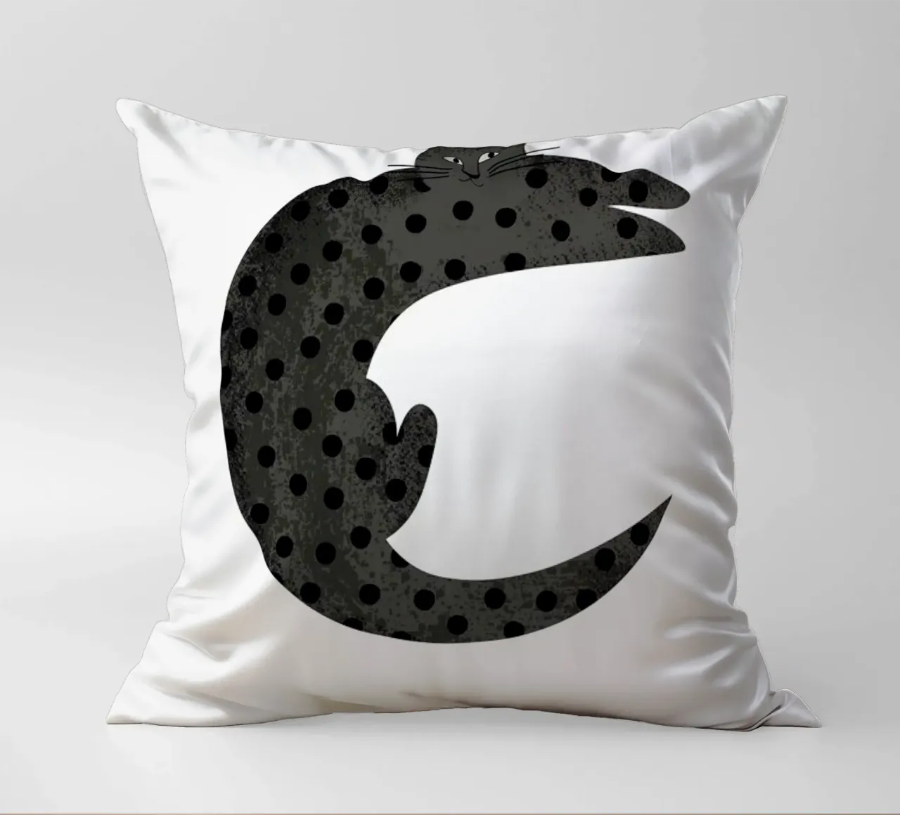 C for Cat cuscino da Little Flourishes