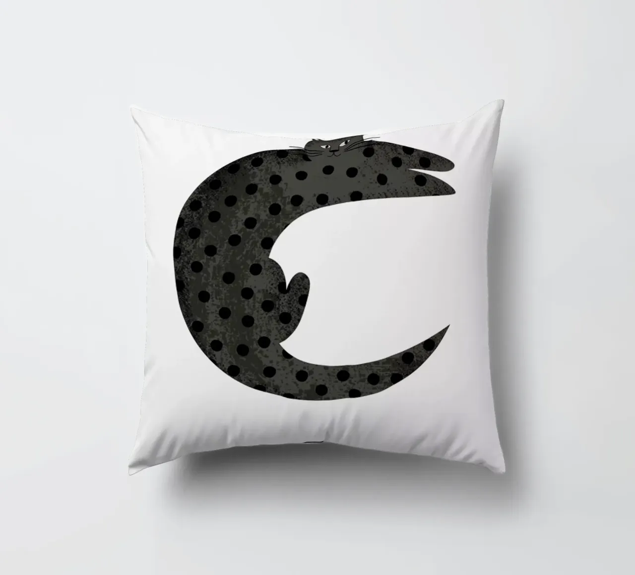 C for Cat cuscino da Little Flourishes