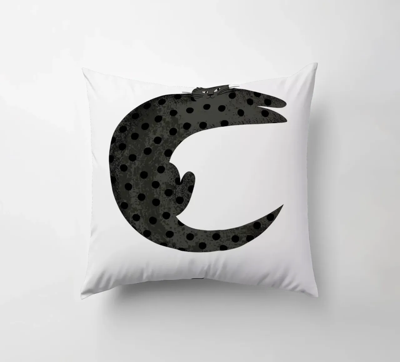 C for Cat cuscino da Little Flourishes