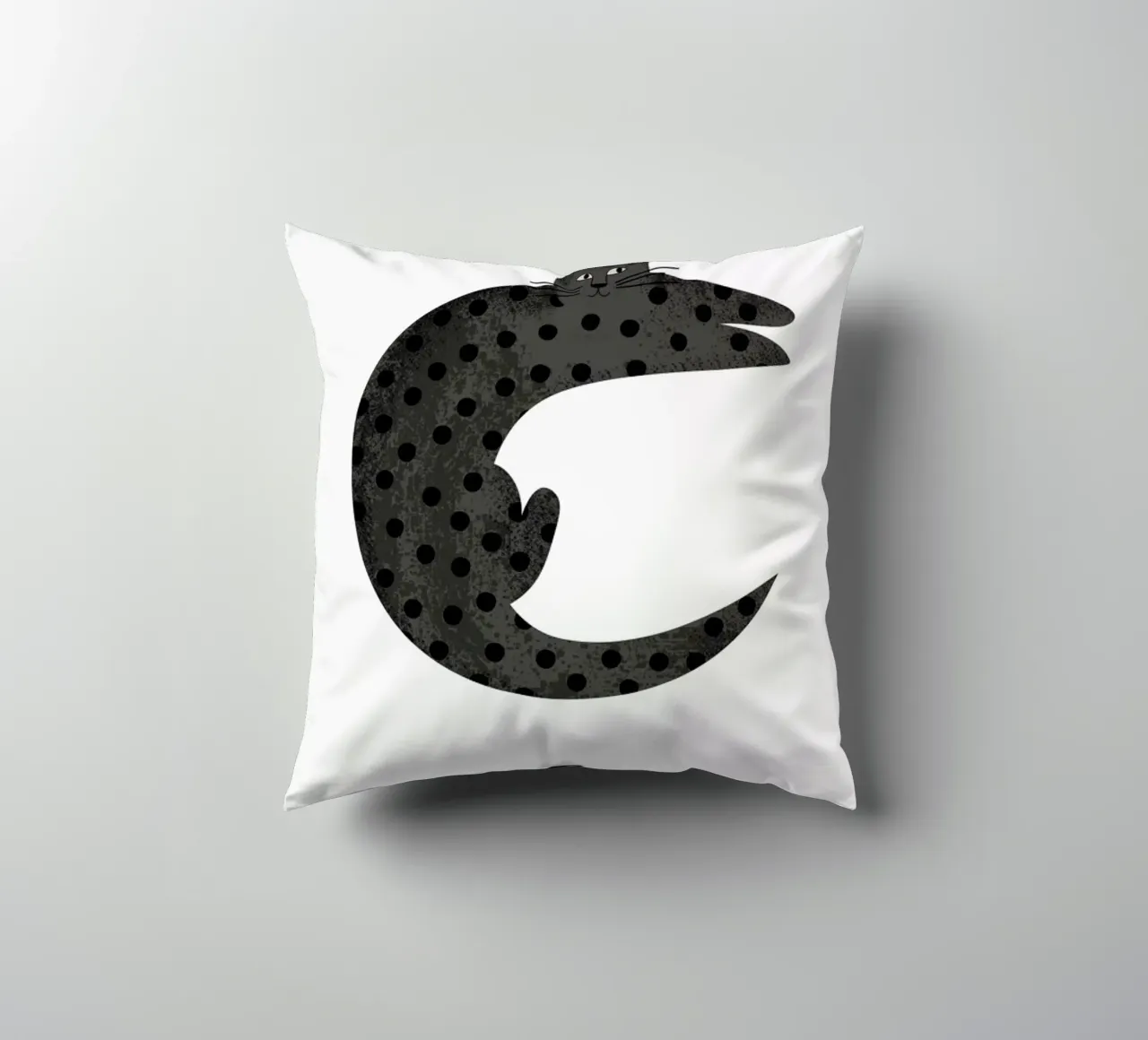 C for Cat cuscino da Little Flourishes