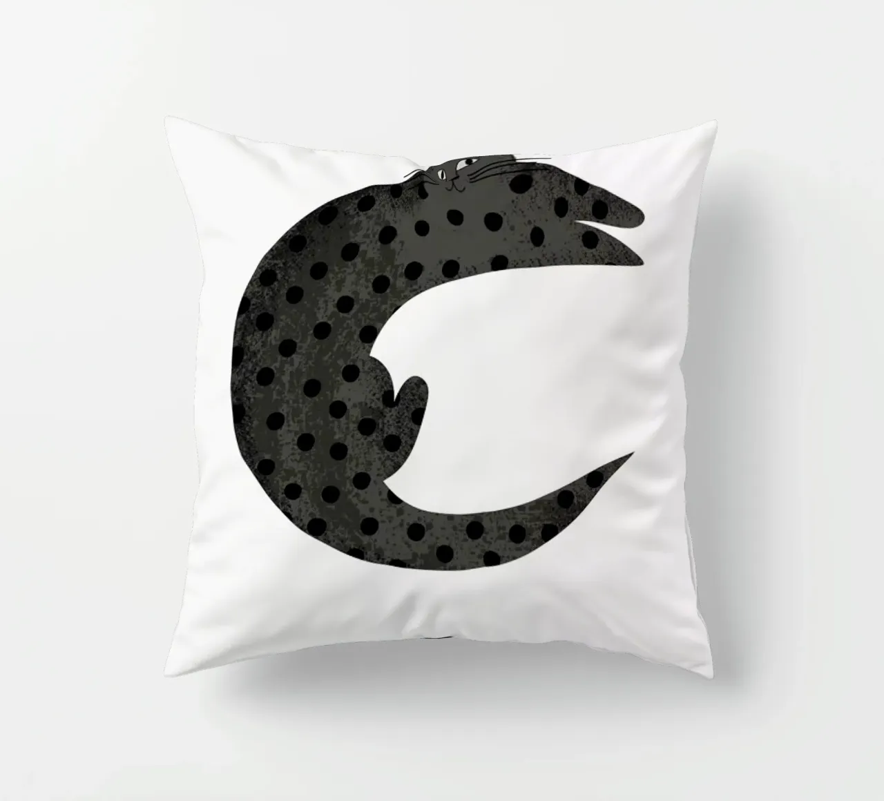 C for Cat cuscino da Little Flourishes