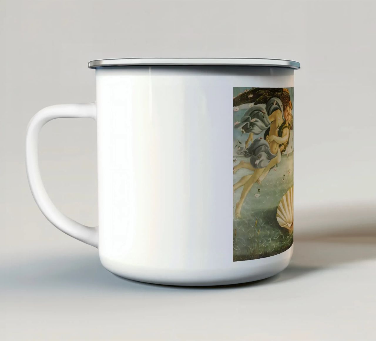 Botticelli, Nascita di Venere tazza in smalto da Carinaprint