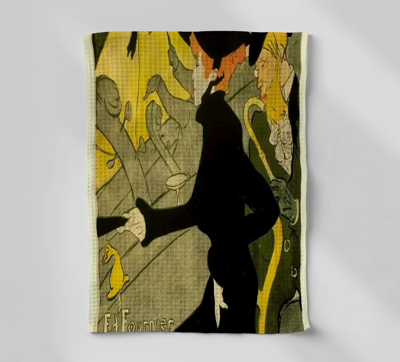 Henri de Toulouse-Lautrec - Divan Japonais canovaccio da cucina da ARTOTHEK