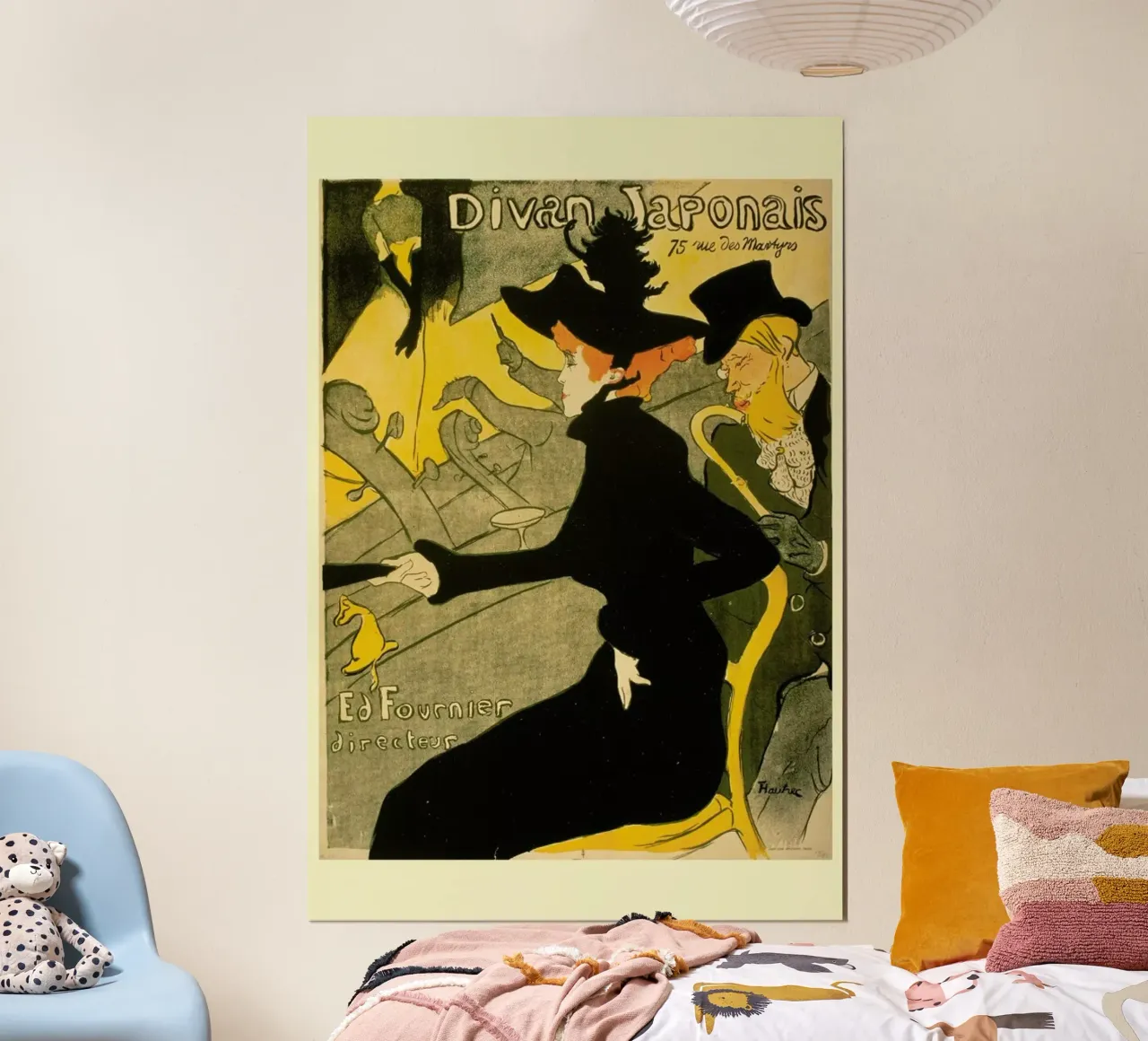 Henri de Toulouse-Lautrec - Divan Japonais carta hahnemühle da ARTOTHEK