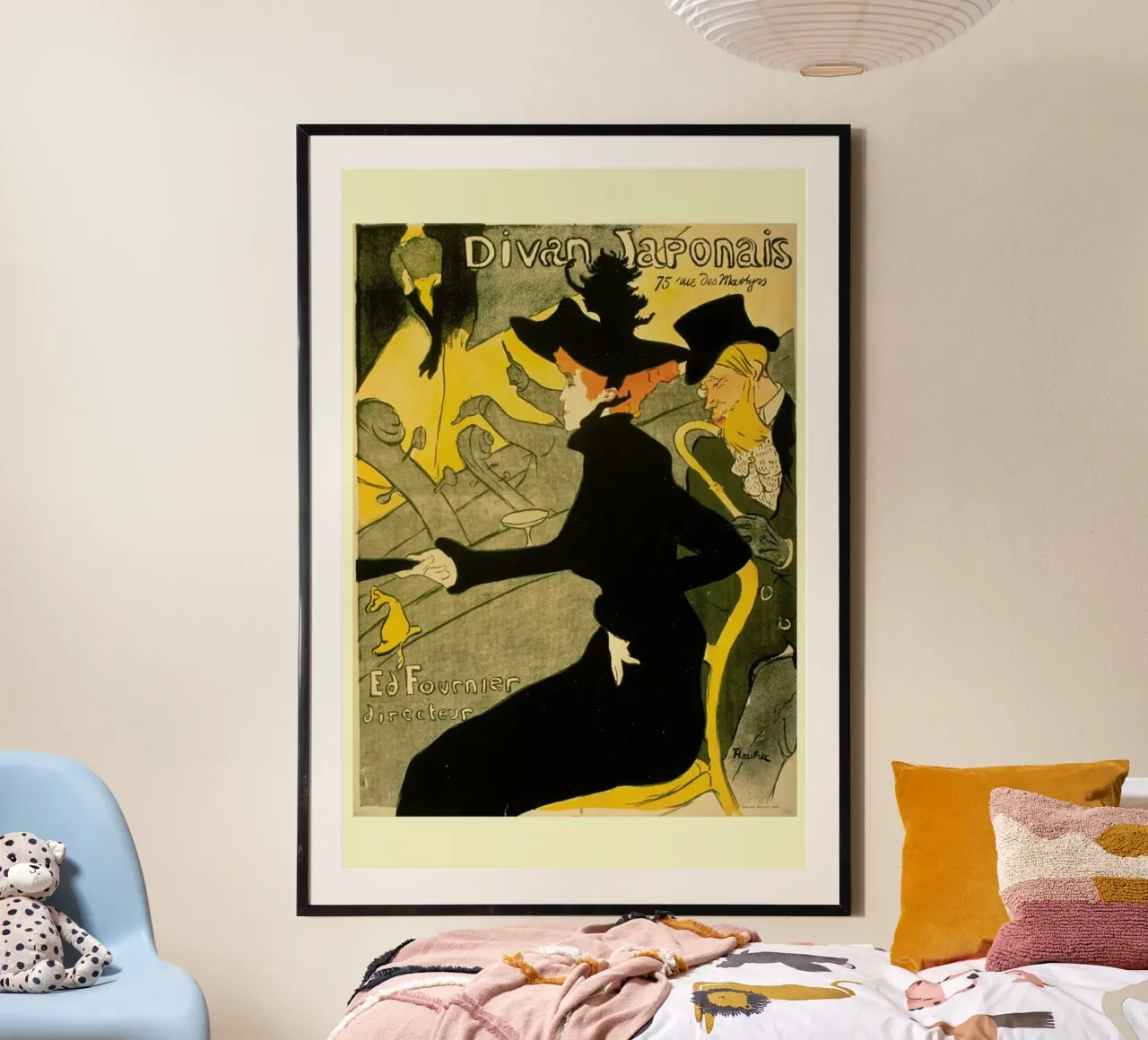 Henri de Toulouse-Lautrec - Divan Japonais carta hahnemühle da ARTOTHEK