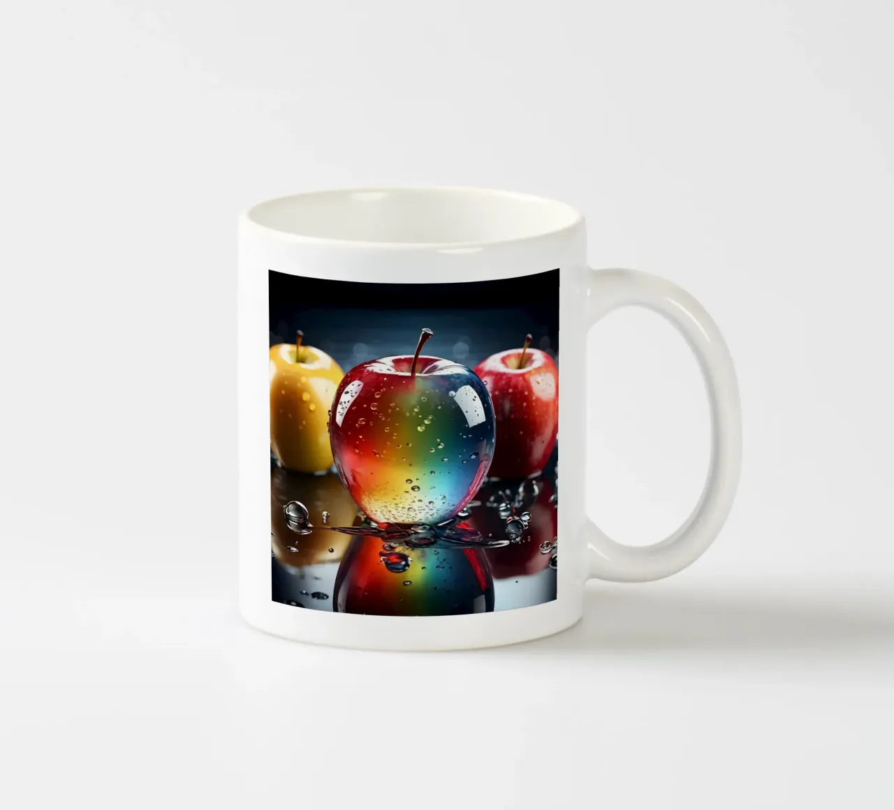 Glasapfel Blau tazza in ceramica da kosinsart.gallery