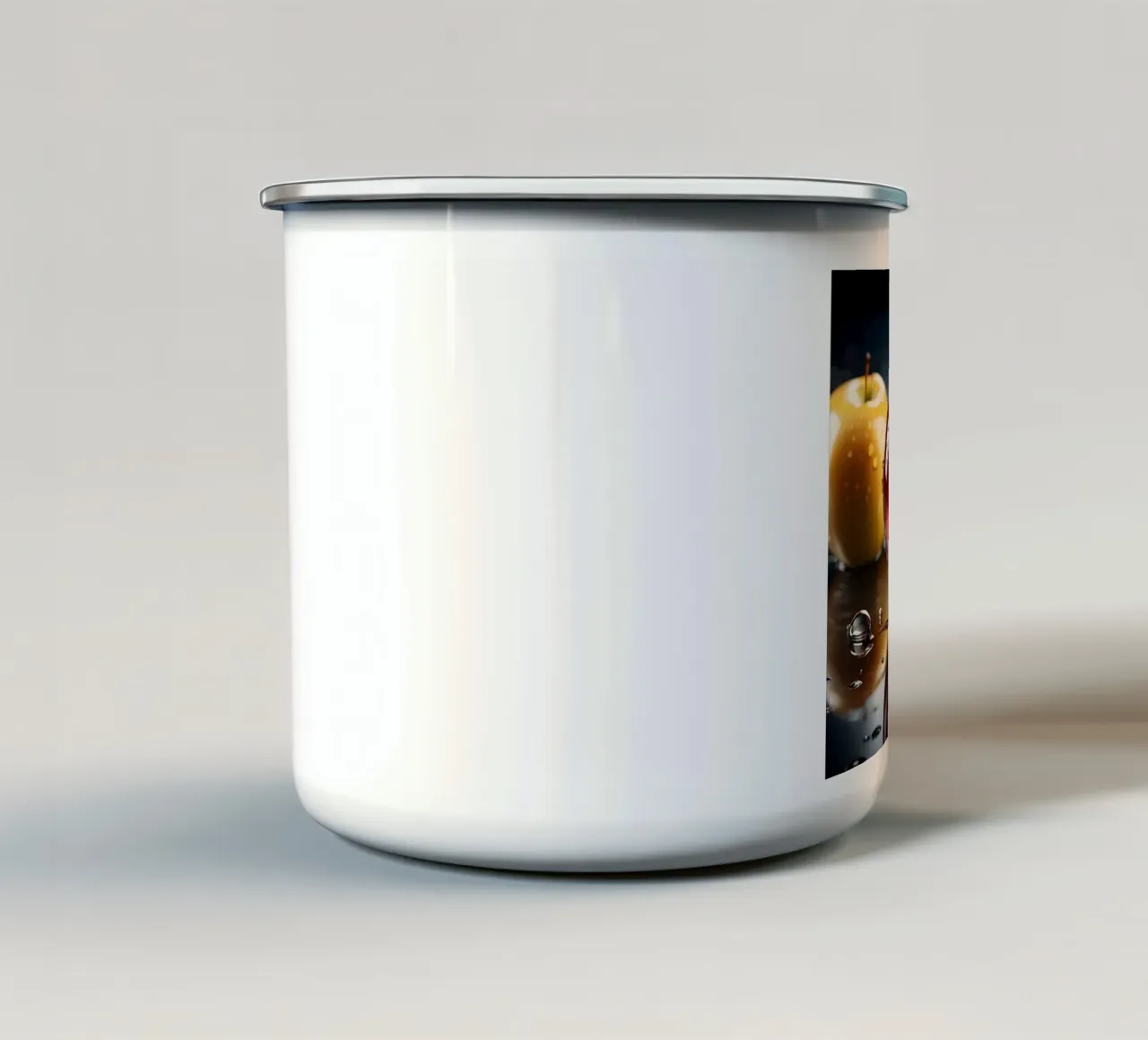 Glasapfel Blau tazza in smalto da kosinsart.gallery