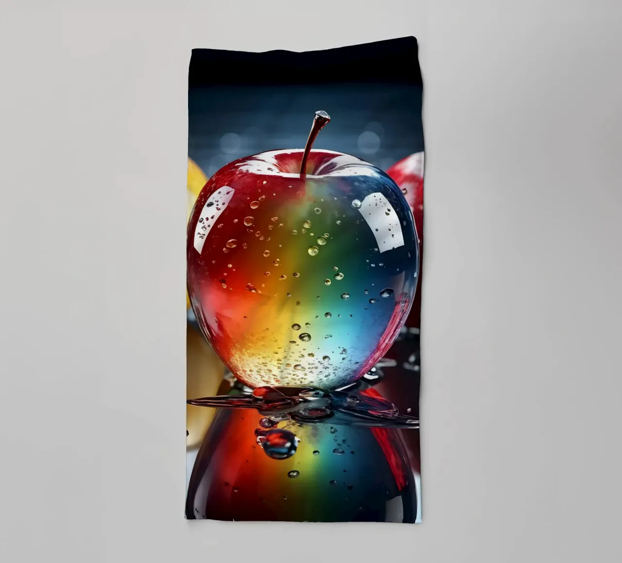Glasapfel Blau towel by kosinsart.gallery
