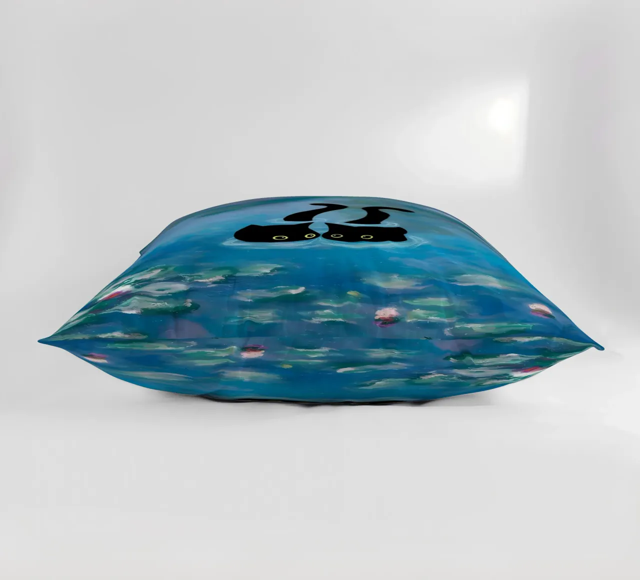 gatti ninfee occhi d'acqua cuscino da Paul Vasquez