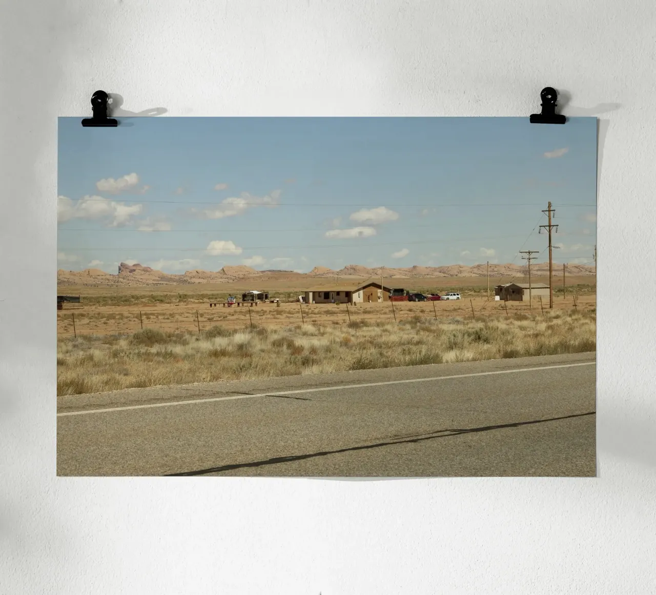 Tra Utah e Arizona poster con telaio in alluminio da Barbara Buderath Fotodesign