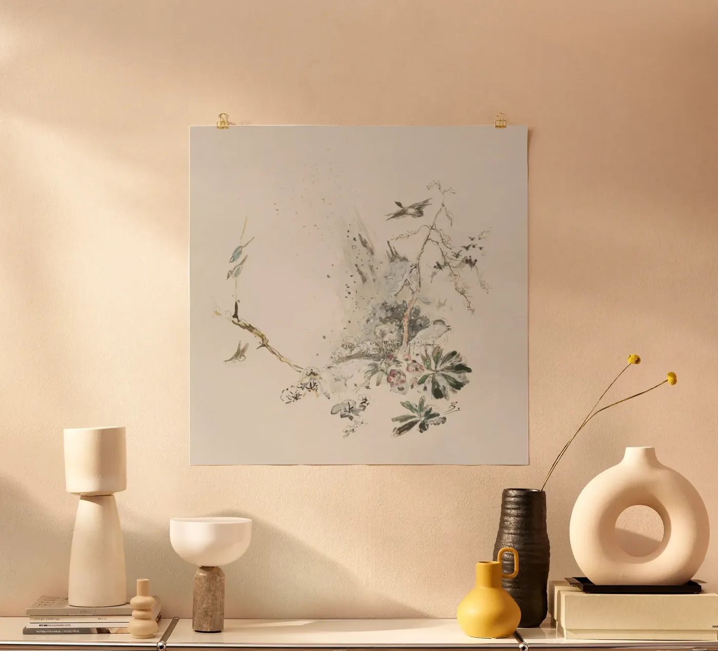 Abstract wall poster by Bttn