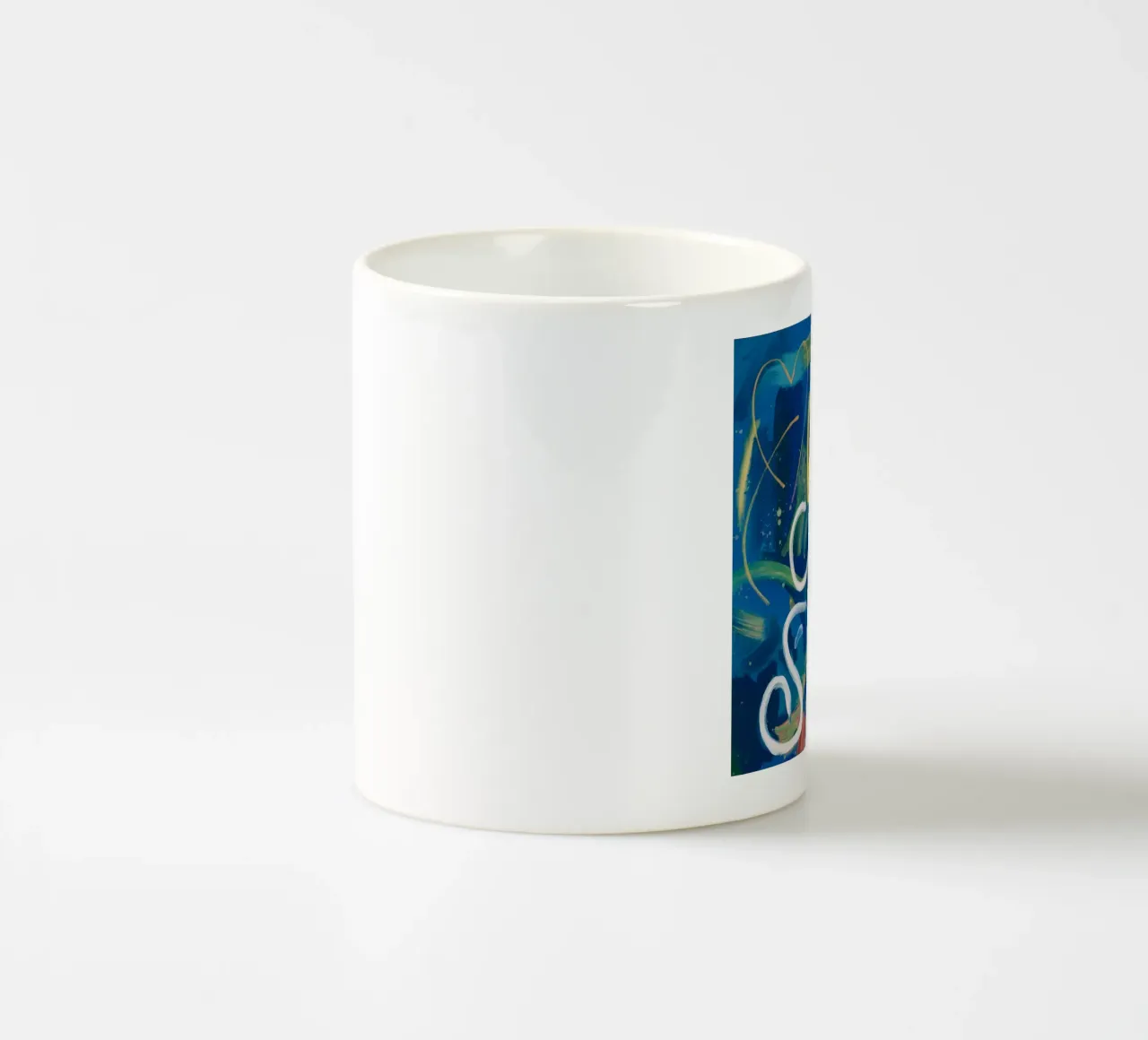 Forme astratte e giocose tazza in ceramica da Lunar Templar