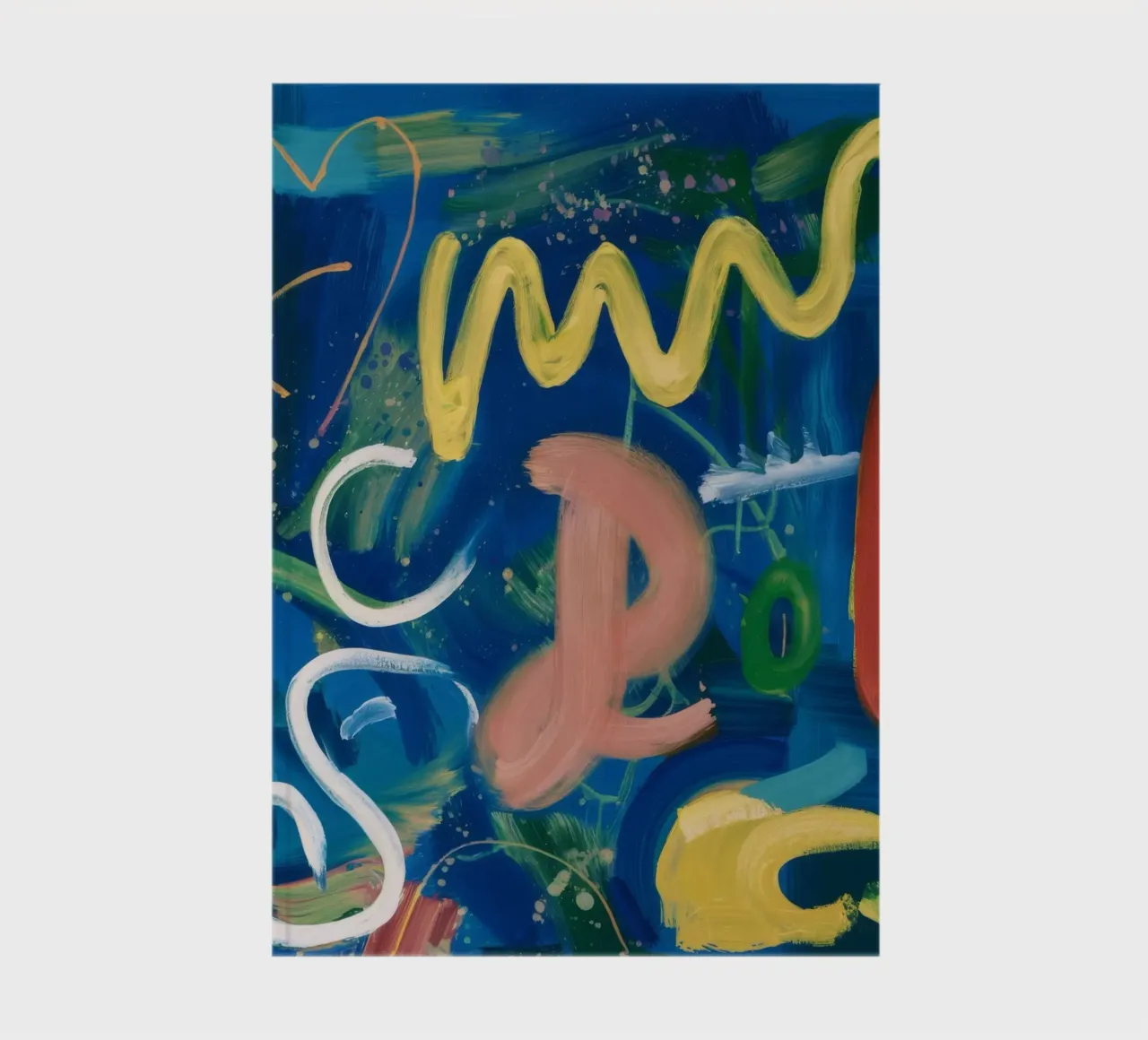 Playful Abstract Shapes notebook by Lunar Templar