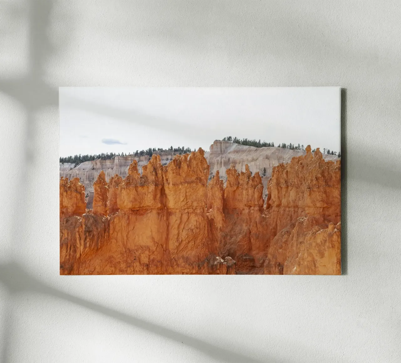The three colours of Bryce Canyon canvas with Floater frame by Barbara Buderath Fotodesign