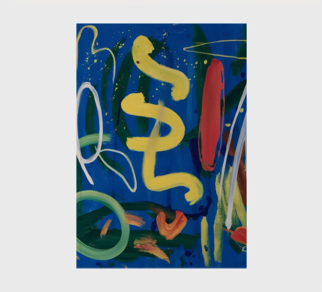 Energetic Abstract Swirls notebook by Lunar Templar