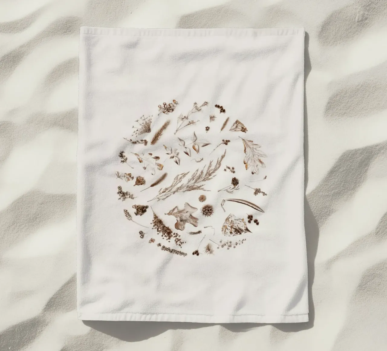 Primavera disegnata telo mare da Bttn