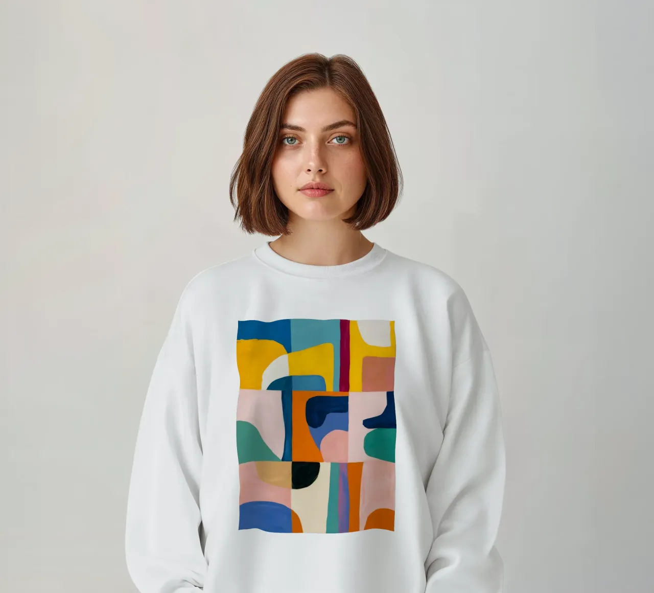 Armonia geometrica dei colori felpa da Lunar Templar