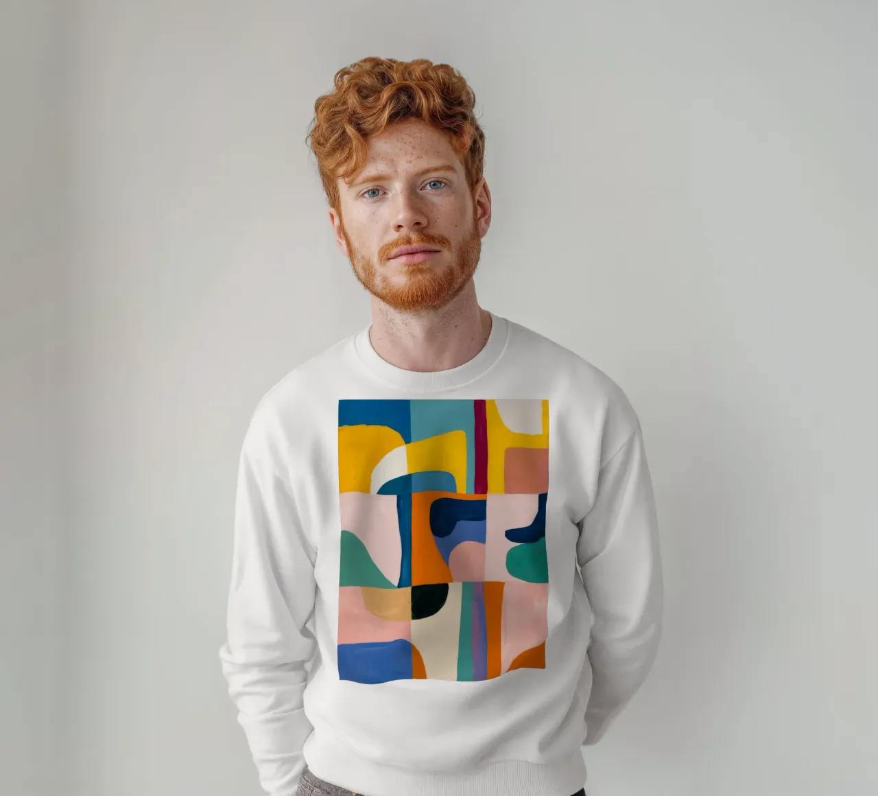 Armonia geometrica dei colori felpa da Lunar Templar