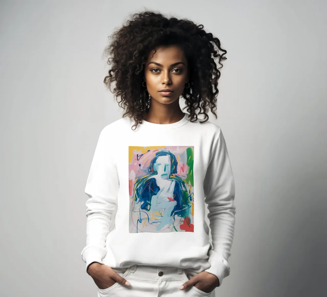 Abstract Figure Dream sweatshirt by Lunar Templar