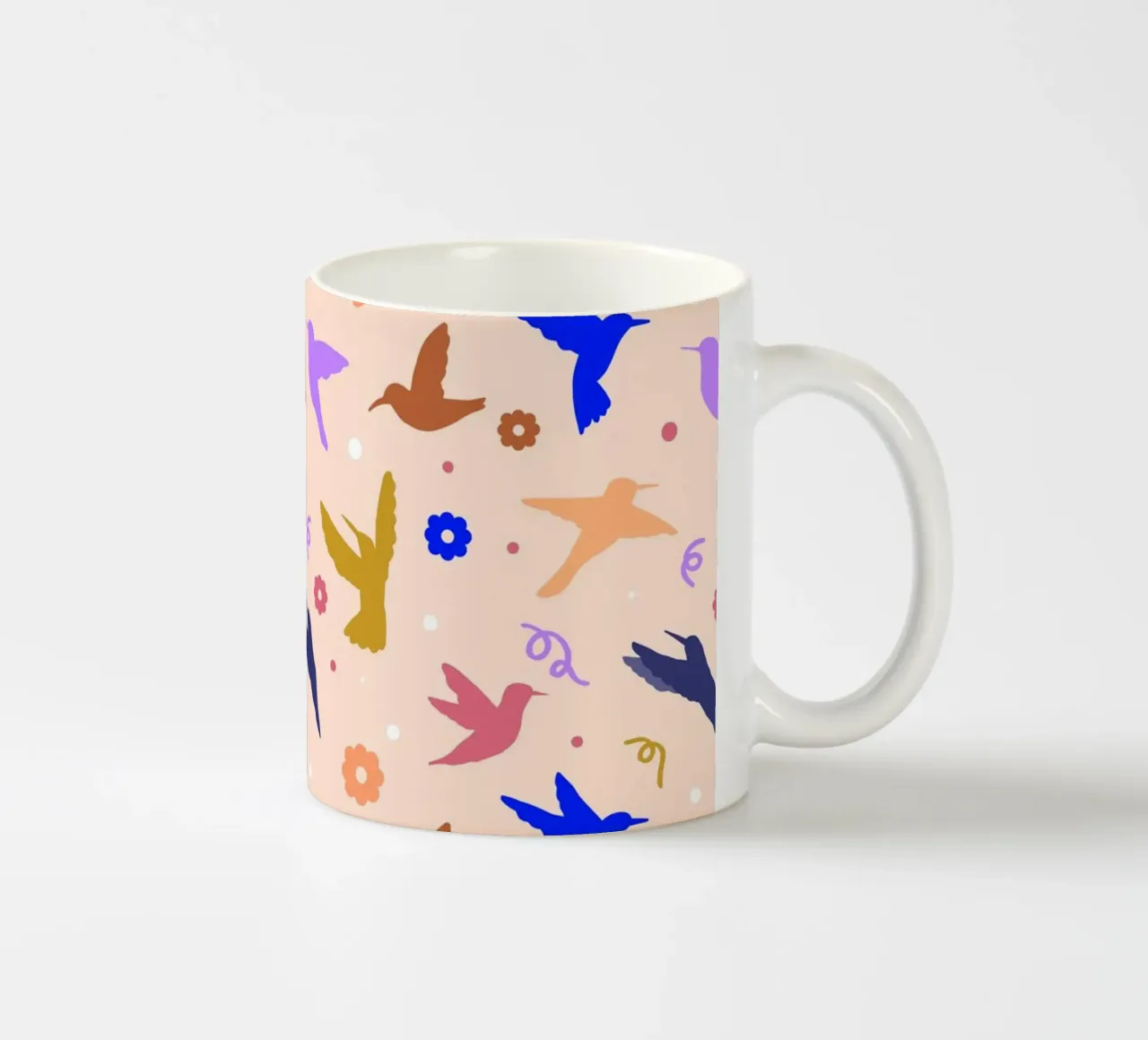 Uccelli nell'aria tazza in ceramica da Kintsugi99
