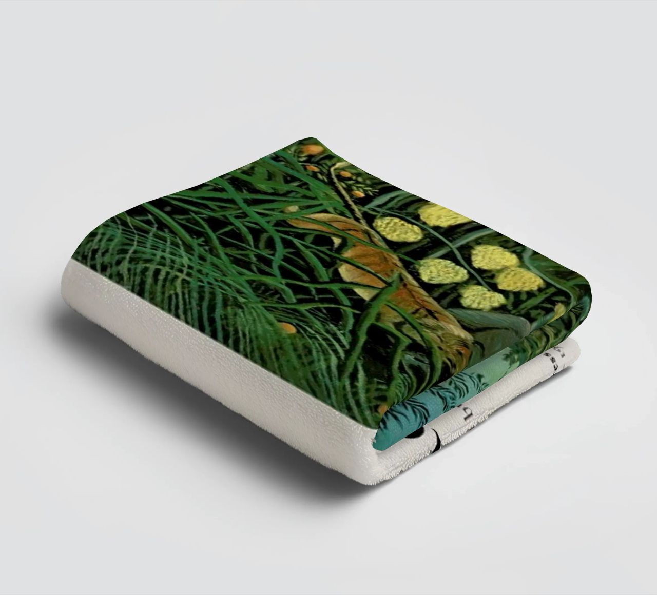 Rousseau - Fight Between a Tiger and a Buffalo towel by ARTOTHEK