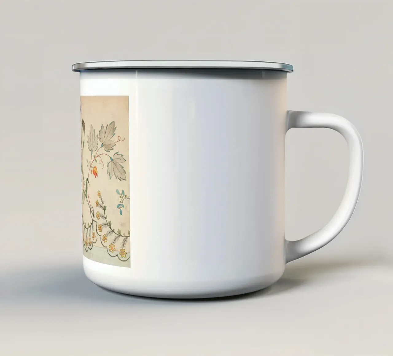 Vita felice tazza in smalto da Bttn