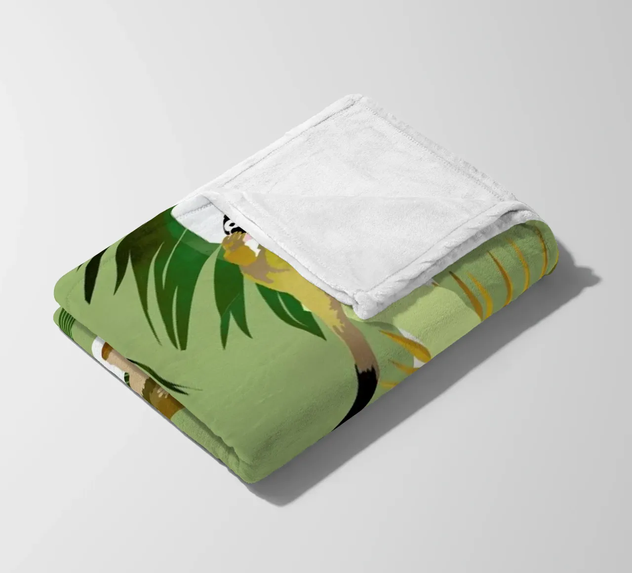 Monkey Friends Fleecedecke von Goed Blauw