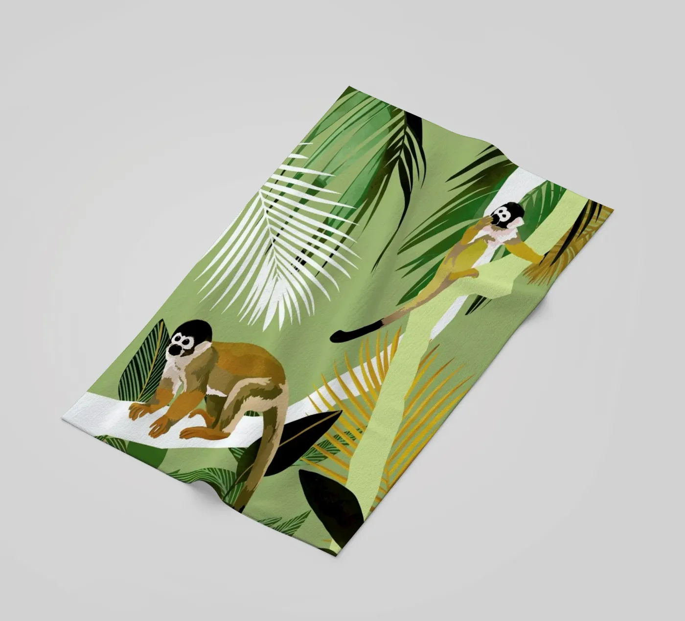 Monkey Friends telo mare da Goed Blauw