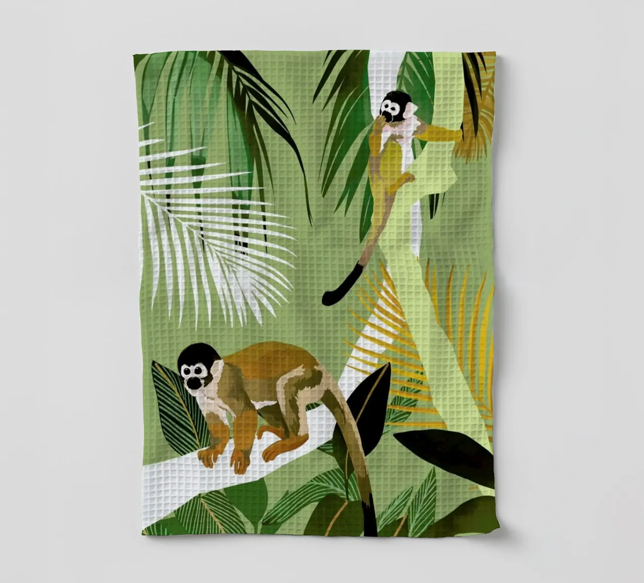 Monkey Friends canovaccio da cucina da Goed Blauw
