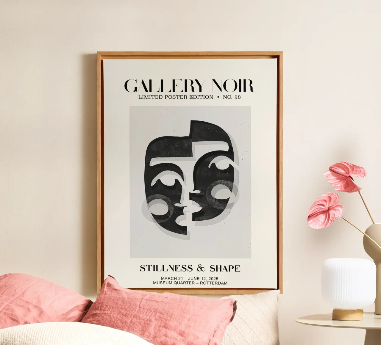 Gallery Noir No 30 tela con Cornice a cassetta da treechild