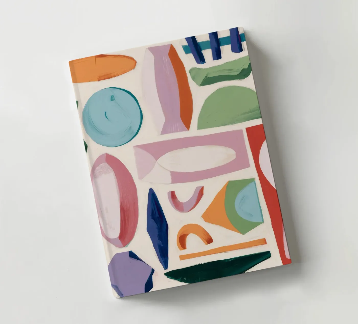 Playful Abstract Forms notebook by Lunar Templar