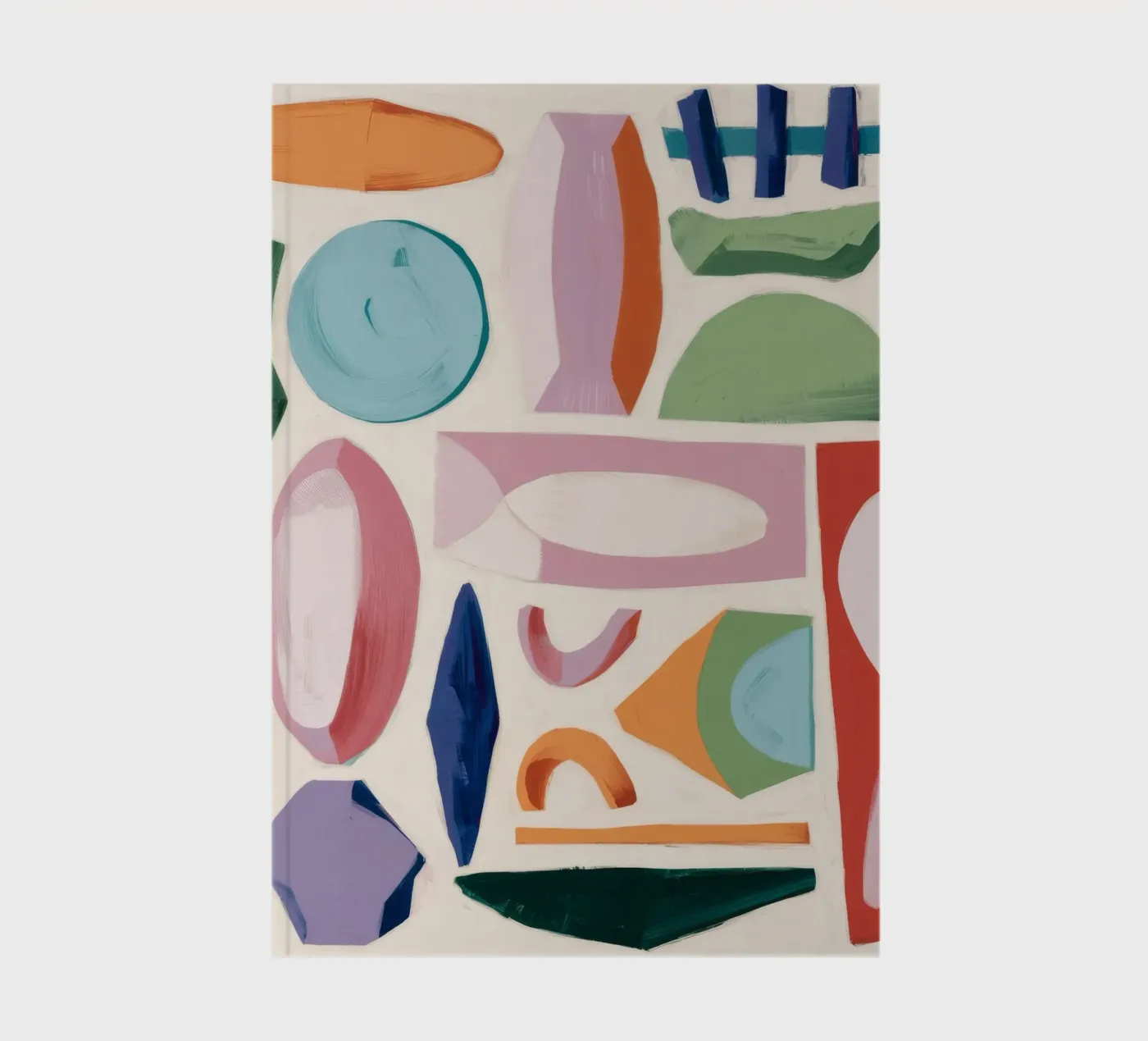 Playful Abstract Forms notebook by Lunar Templar