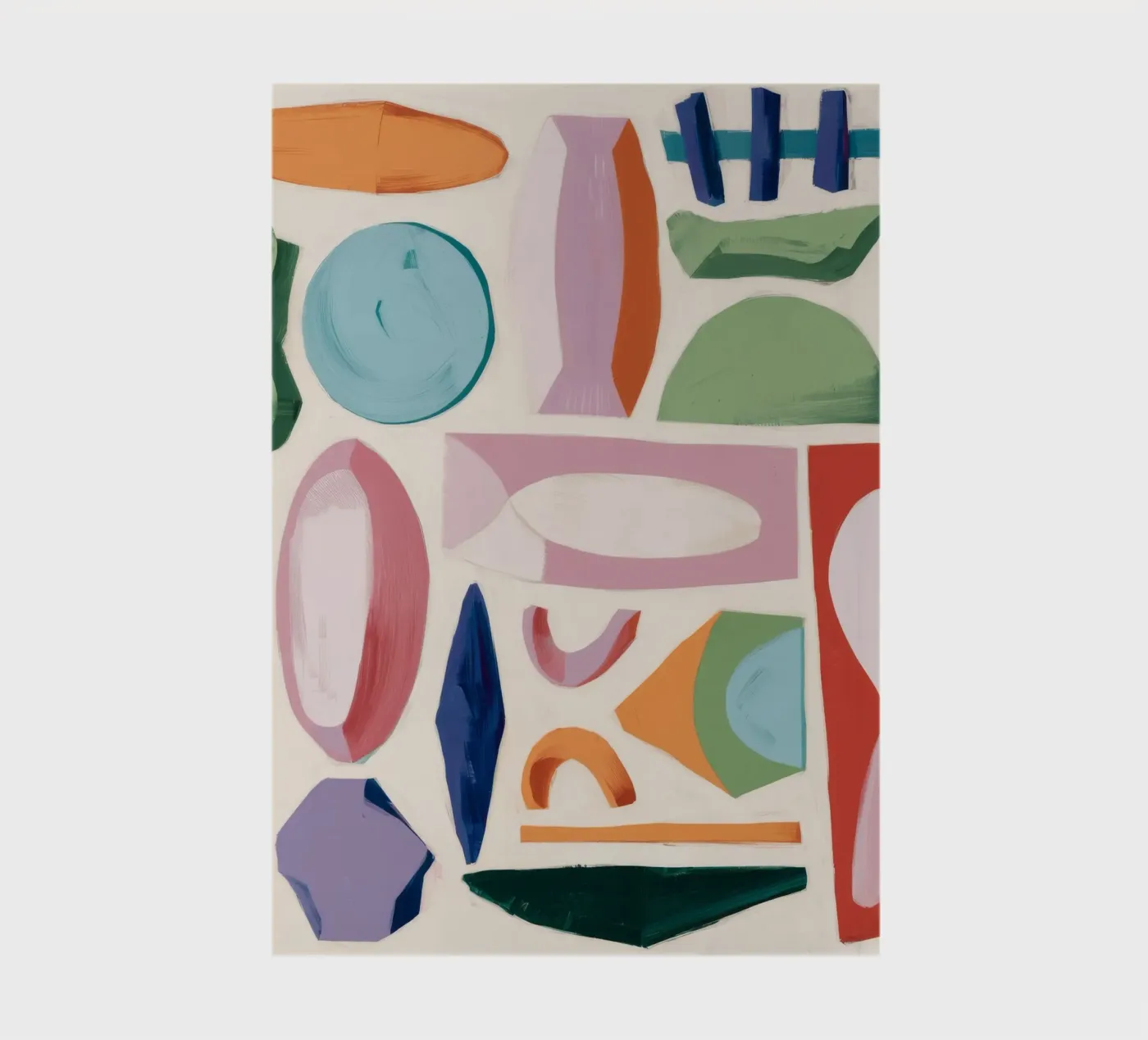 Playful Abstract Forms notebook by Lunar Templar