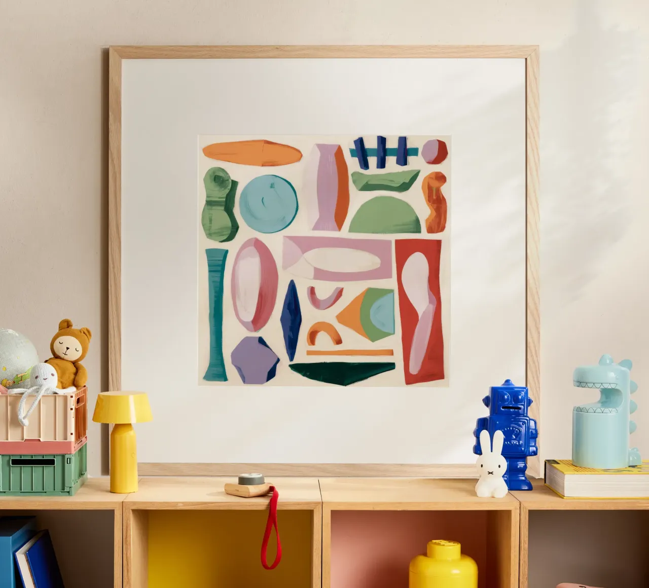 Forme astratte giocose poster da Lunar Templar