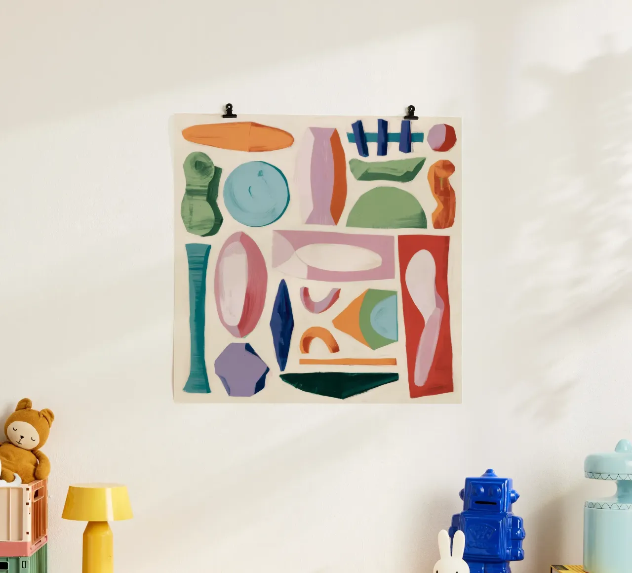 Forme astratte giocose poster da Lunar Templar