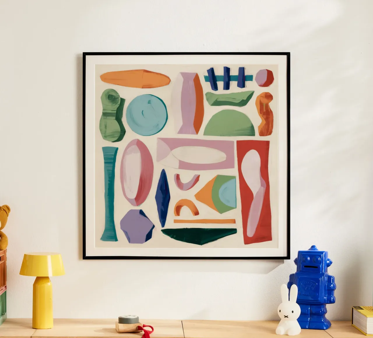 Forme astratte giocose poster da Lunar Templar