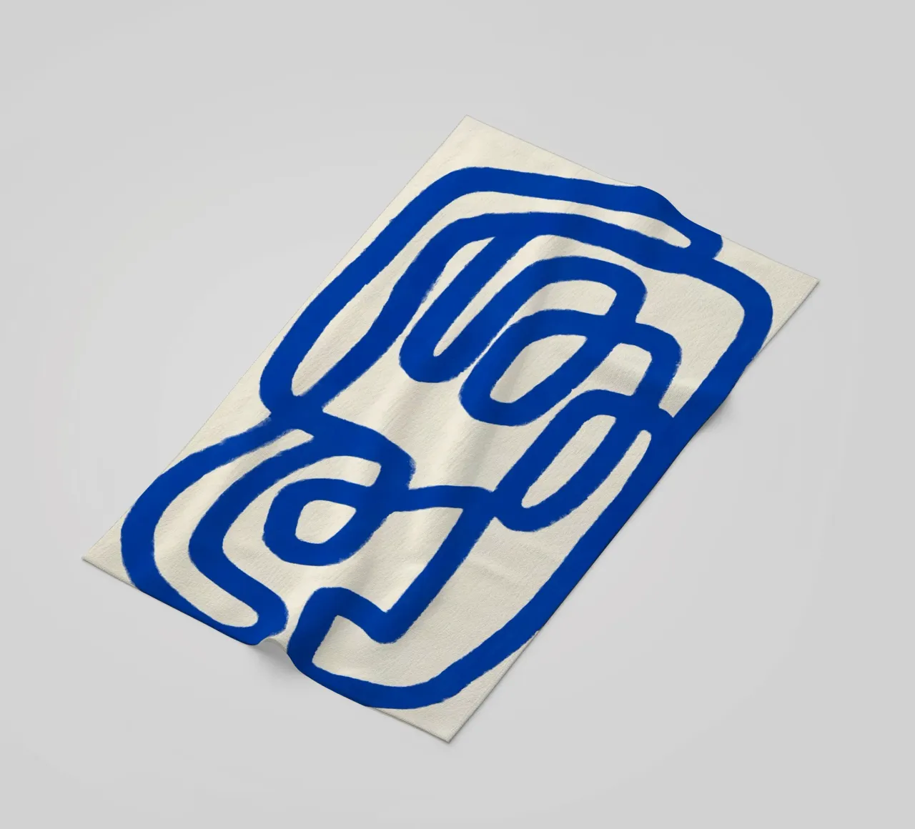Linea blu art 05 telo mare da Little Dean