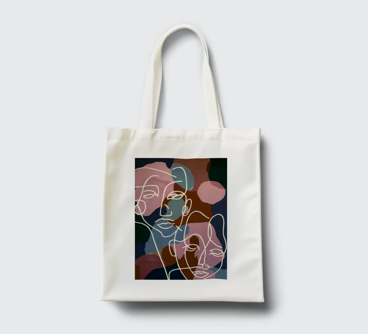 Facce di linea interconnesse borsa in juta da Lunar Templar