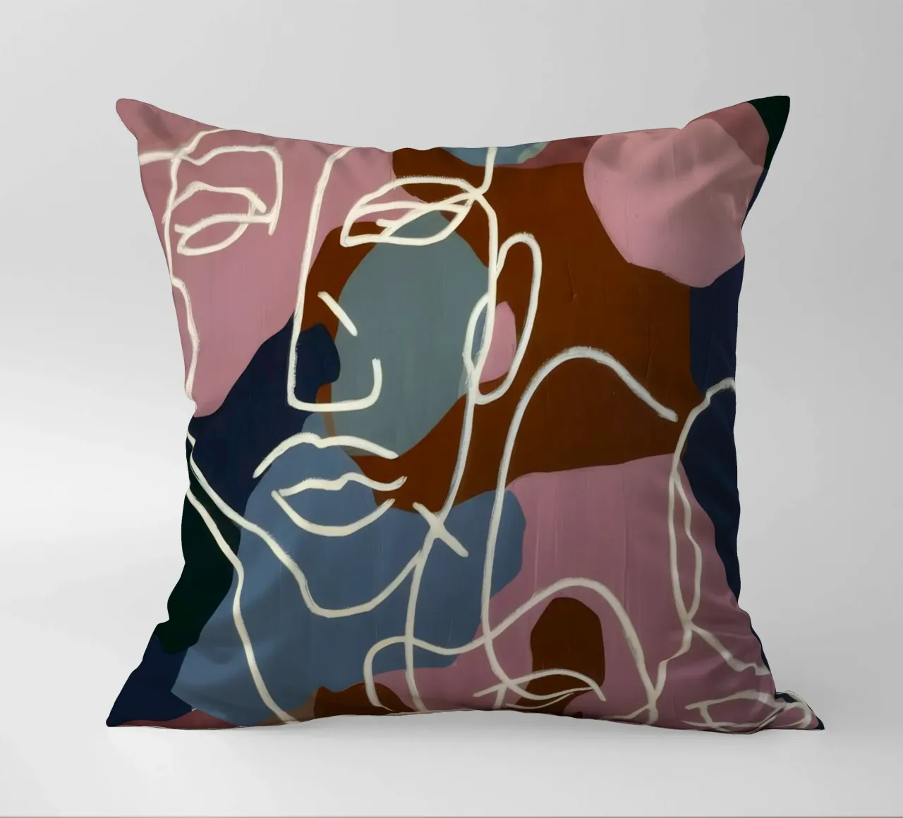 Facce di linea interconnesse cuscino da Lunar Templar