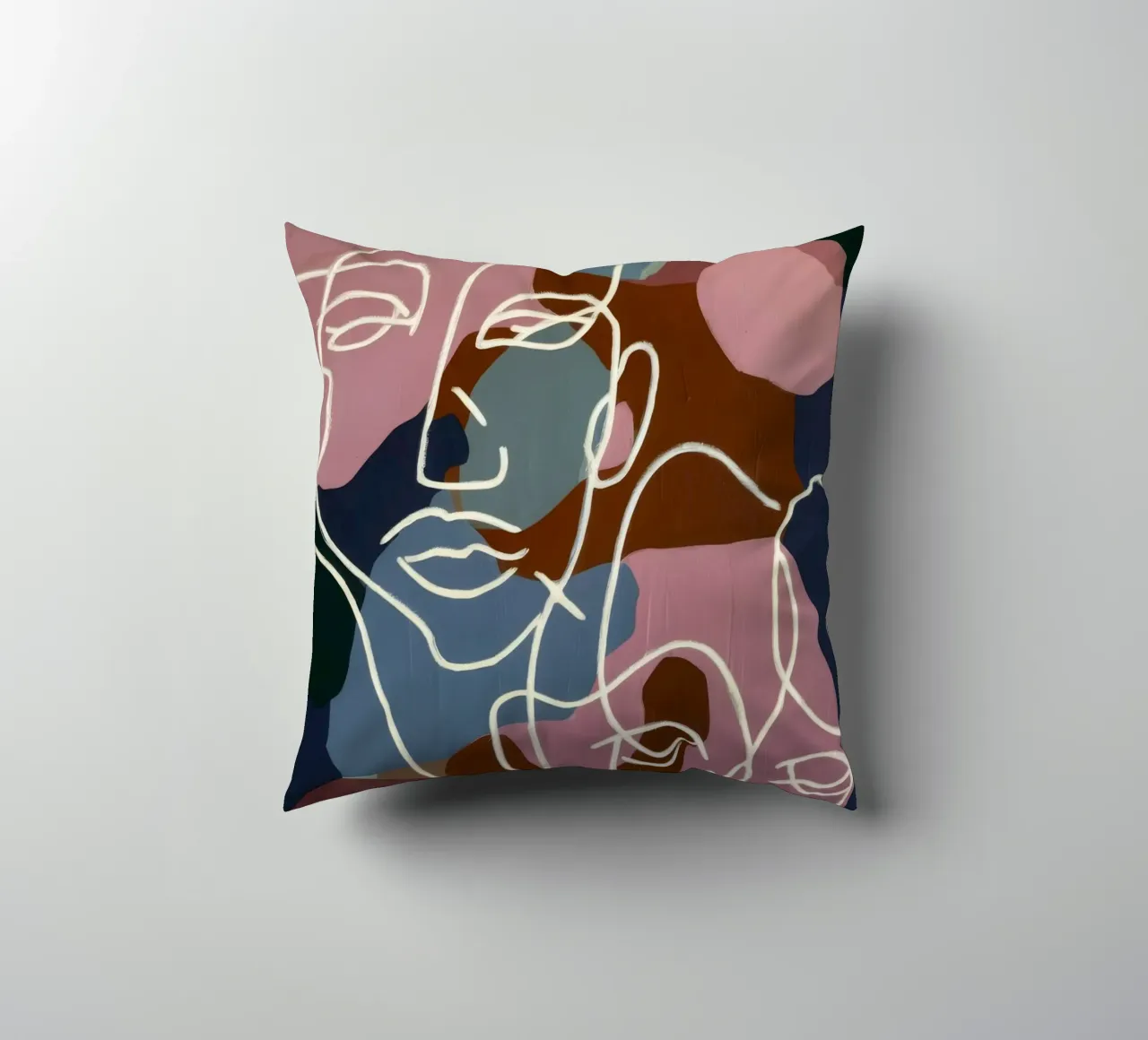 Facce di linea interconnesse cuscino da Lunar Templar