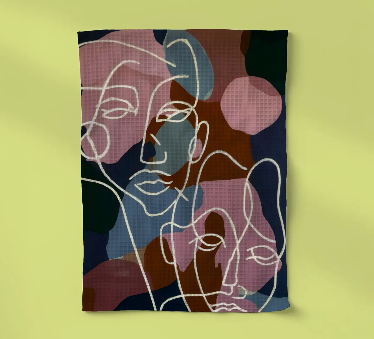 Facce di linea interconnesse canovaccio da cucina da Lunar Templar