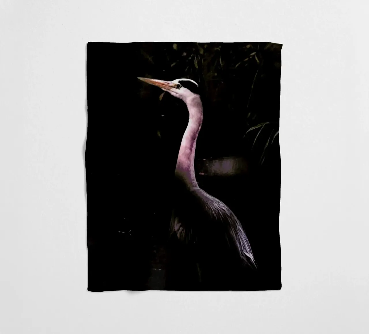 Stork fleece blanket by Natural Kingdom