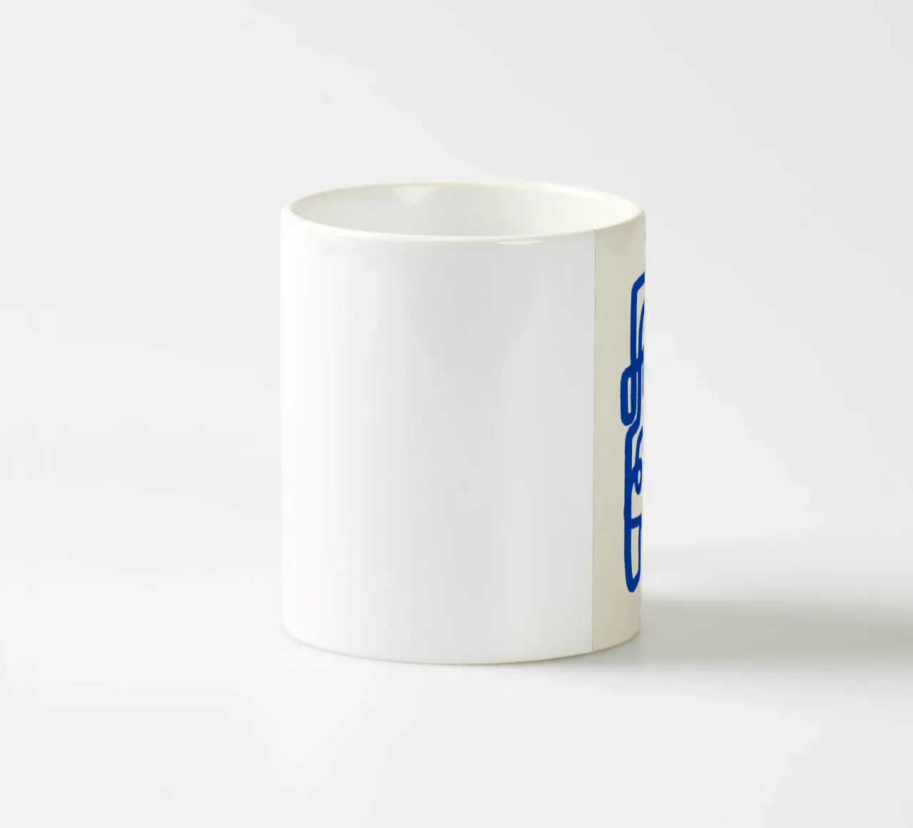 Linea blu art 04 tazza in ceramica da Little Dean