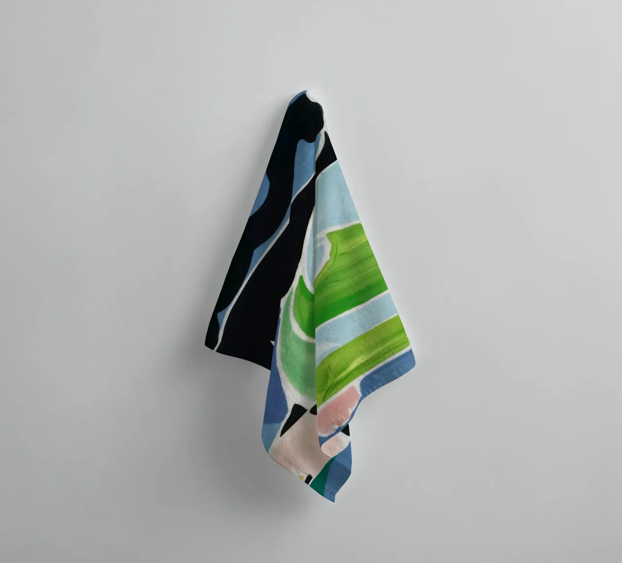 Reclining Fluid Form towel by Lunar Templar